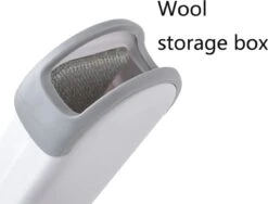 IGOODS - Pet Hair Remover - Hond & Kat Roller Brush - Dubbelzijdig Bont Ontharingsgereedschap Met Zelfreinigende Basis - Reismaatborstel - Voor Kleding - Bank - Tapijt - Autostoel GRIJS -Hondenserie Winkel 1200x915