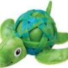 Kong Sea Shells Turtle - Hondenspeelgoed - Groen Medium/Large