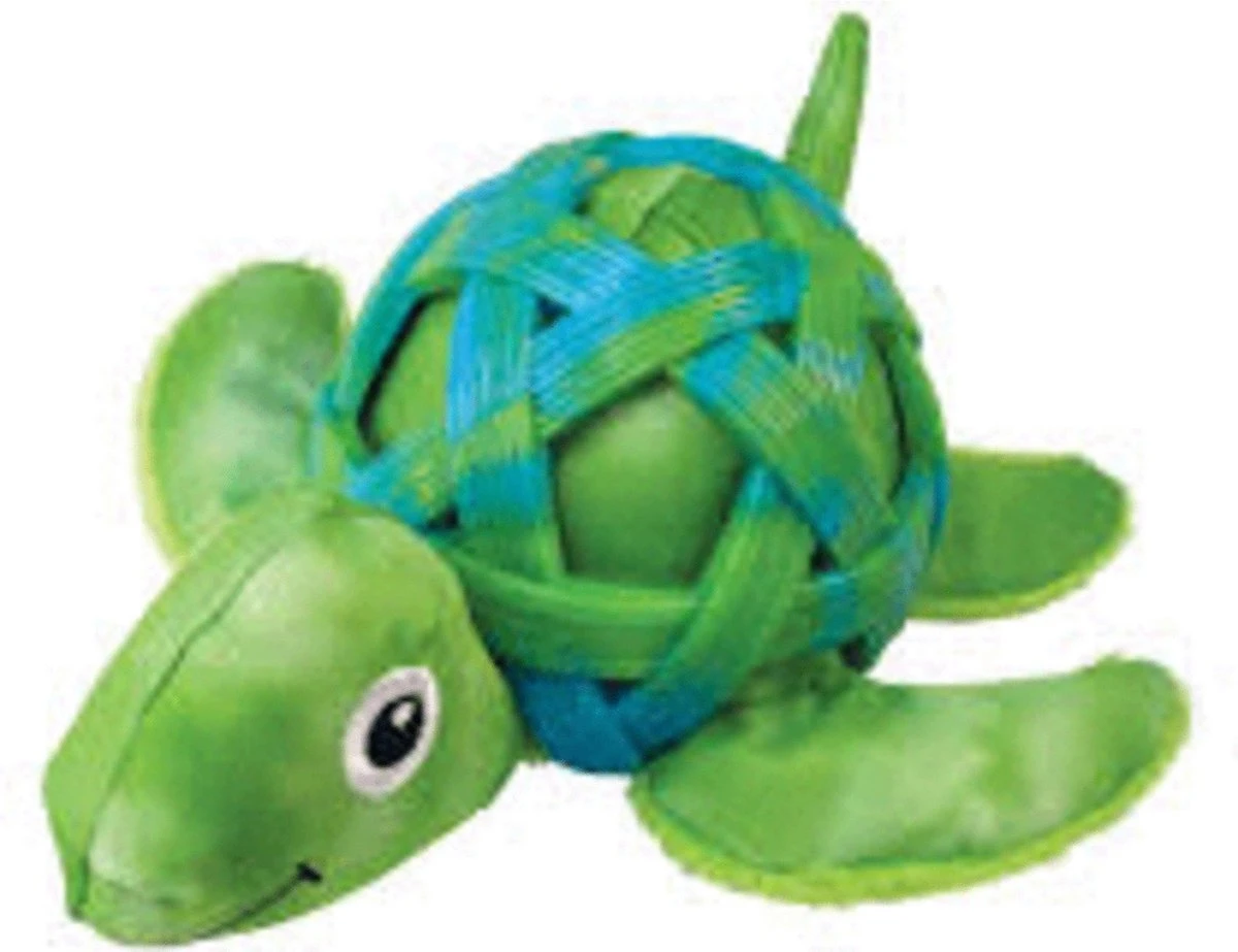 Kong Sea Shells Turtle - Hondenspeelgoed - Groen Medium/Large 3 Kong Sea Shells Turtle - Hondenspeelgoed - Groen Medium/Large
