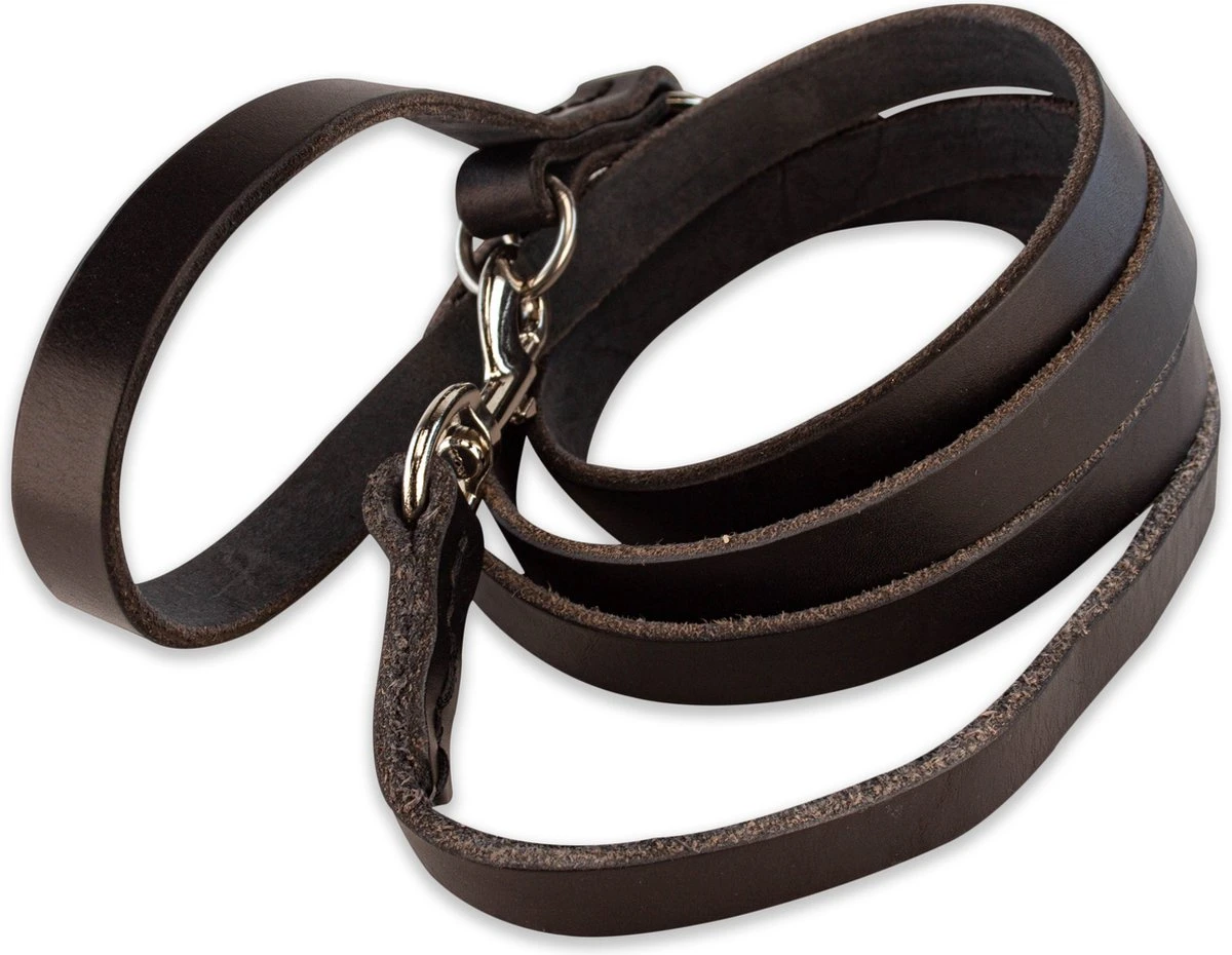 Multifunctionele Hondenriem - 220cm - Zwart - Leren Hondenriem - 100% Volnerfleer - Hondenriem Leer - Leiband Hond 8 Multifunctionele Hondenriem - 220cm - Zwart - Leren Hondenriem - 100% Volnerfleer - Hondenriem Leer - Leiband Hond - Afbeelding 6