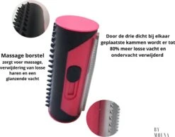 Ondervacht Kam- Hond Borstel - Klittenkam Voor Honden En Katten – Verwijderd Klitten En Voorkomt Verharing- Hondenkam Langharig - Hondenborstel Kortharig- Huisdierborstel - Vachtverzorging- Hondenborstel Rood -Hondenserie Winkel 1200x938 2