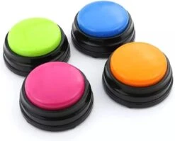 Merkloos Dog Buttons Praatknop Voor Honden - Met Opname Functie - Met Stickers - Intelligentie Speelgoed - 4 Stuks -Hondenserie Winkel 1200x965 2