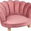 Maxxpro Katten- En Hondenstoel - Roze - Verhoogd Met Houten Poten - Fluweel Materiaal - 61.5 X 52 X 33 CM - Huisdieren Tot 80 KG -Hondenserie Winkel 1200x968