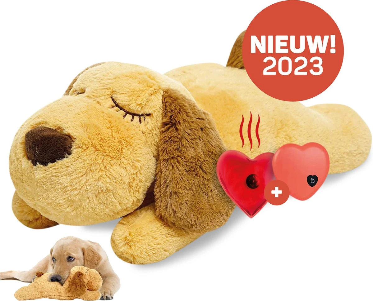 Vulpes Pets® Knuffel Hond Met Hartslag – Puppyknuffel - Hondenknuffel Voor Puppy - Snuggle Puppy - Knuffel Met Hartslag En Gratis Warmte Pad Speciaal Voor Puppy's 3 Vulpes Pets® Knuffel Hond Met Hartslag – Puppyknuffel - Hondenknuffel Voor Puppy - Snuggle Puppy - Knuffel Met Hartslag En Gratis Warmte Pad Speciaal Voor Puppy's