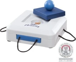 Trixie Dogtoy Dog Activity Strategy Game Gamble Box - Piepend Speelgoed - 15cm X 15cm X 9cm - Zwart/rood/oranje -Hondenserie Winkel 1200x978