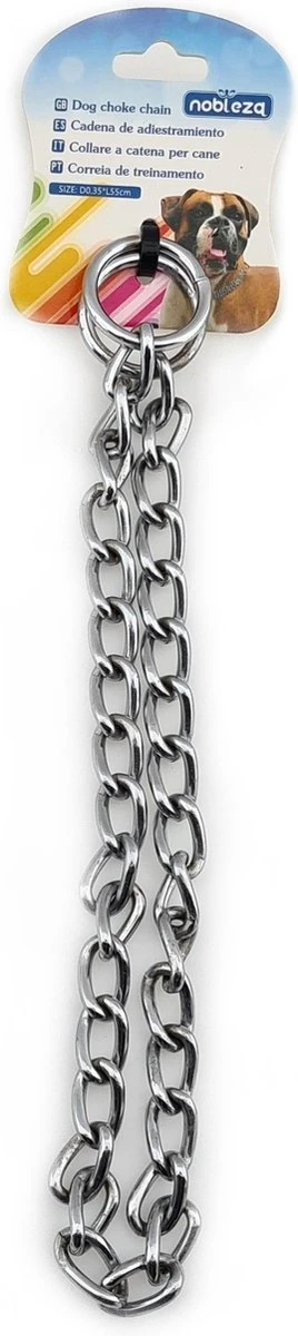 Nobleza Slipketting Hond - Sliphalsband - Trainingshalsband - Hondenketting - Maat L 3 Nobleza Slipketting Hond - Sliphalsband - Trainingshalsband - Hondenketting - Maat L
