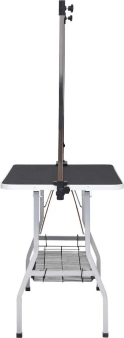 VIDAXL Hondentrimtafel Verstelbaar Met 2 Lussen En Opbergschap -Hondenserie Winkel 441x1200