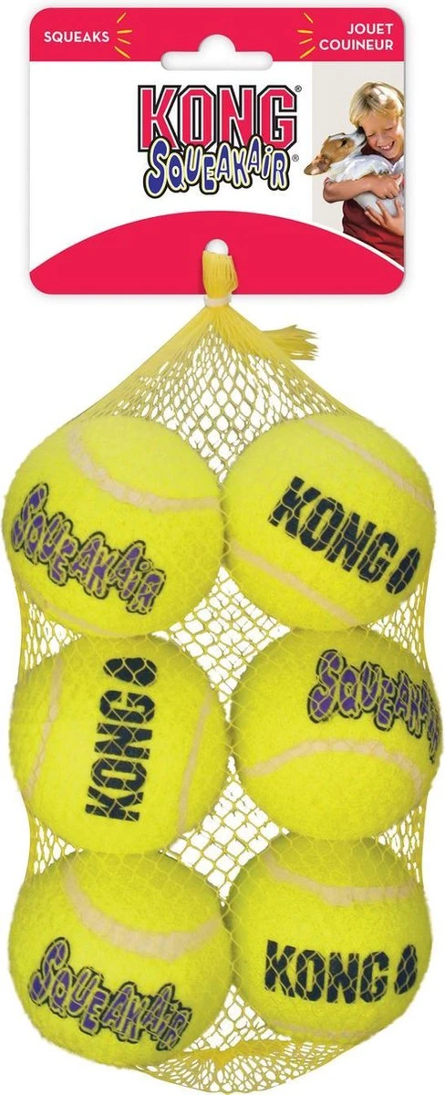 Kong Squeakair Ball - Hondenspeelgoed - 6 St 7 Kong Squeakair Ball - Hondenspeelgoed - 6 St - Afbeelding 5