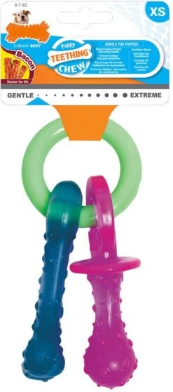 Nylabone Puppy Teething Pacifier Flexible - Hondenspeelgoed - Bacon 215x100x38 Mm 108 G Roze Blauw Groen Tot 11kg Small 23 Nylabone Puppy Teething Pacifier Flexible - Hondenspeelgoed - Bacon 215x100x38 Mm 108 G Roze Blauw Groen Tot 11kg Small -Hondenserie Winkel 530x1200 1
