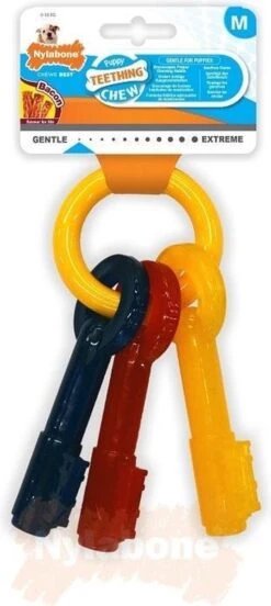 Nylabone Puppy Teething Key Flexible Geel&Blauw&Rood - Hondenspeelgoed - Wolf Tot 16kg -Hondenserie Winkel 537x1200 1