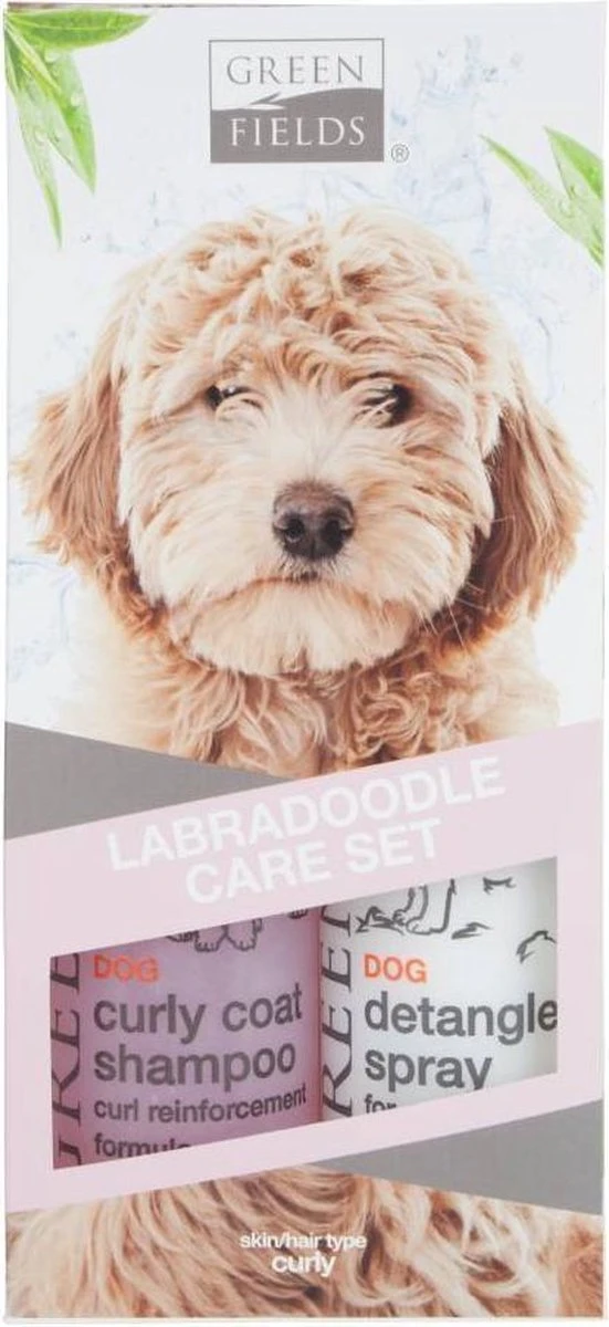 Greenfields Labradoodle Vacht Verzorgingsset - Shampoo En Anti-Klit Spray Voor Langharige Of Krullende Vacht 3 Greenfields Labradoodle Vacht Verzorgingsset - Shampoo En Anti-Klit Spray Voor Langharige Of Krullende Vacht