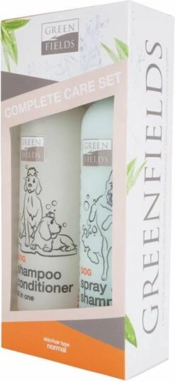 Greenfields Vacht Verzorging Set Voor Honden Shampoo, Conditioner & Droogshampoo 16 Greenfields Vacht Verzorging Set Voor Honden Shampoo, Conditioner & Droogshampoo -Hondenserie Winkel 552x1200 1