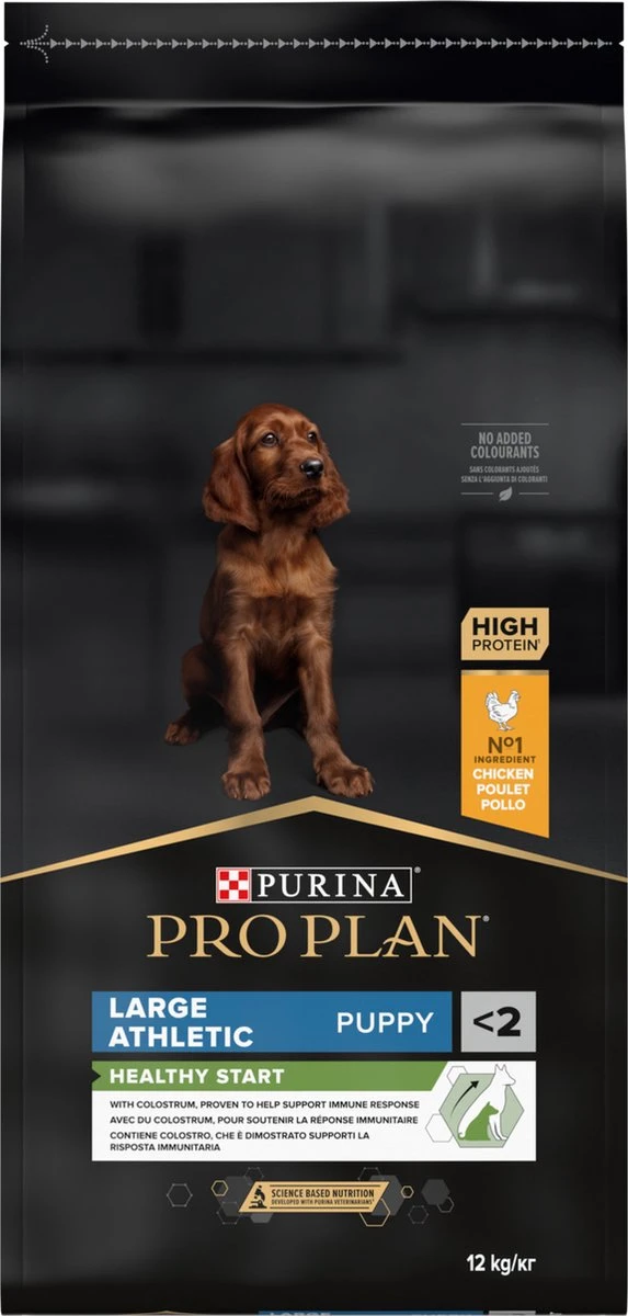 Pro Plan Healthy Start Puppy Large Athletic - Honden Droogvoer - Kip - 12 Kg 9 Pro Plan Healthy Start Puppy Large Athletic - Honden Droogvoer - Kip - 12 Kg - Afbeelding 7