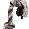 Floss Boss Flostouw – Zeer Stevig En Veilig Hondenspeelgoed – Hondentouw Van Gerecycled Katoen – Grijs Trektouw – 30cm - 135g – 2 Knopen -Hondenserie Winkel 577x1200 2