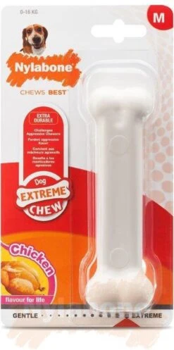 Nylabone Harde Bijters Kluif - Kip - Voor Honden Tot 30 Kg -Hondenserie Winkel 596x1200
