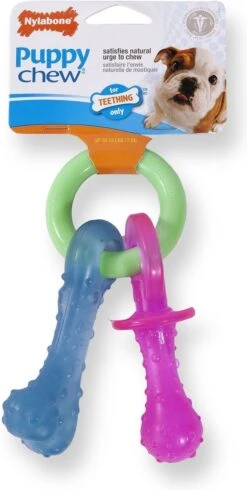 Nylabone Puppy Teething Pacifier Flexible - Hondenspeelgoed - Bacon 215x100x38 Mm 108 G Roze Blauw Groen Tot 11kg Small 21 Nylabone Puppy Teething Pacifier Flexible - Hondenspeelgoed - Bacon 215x100x38 Mm 108 G Roze Blauw Groen Tot 11kg Small -Hondenserie Winkel 605x1200 1