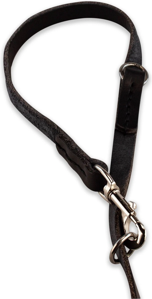 Multifunctionele Hondenriem - 220cm - Zwart - Leren Hondenriem - 100% Volnerfleer - Hondenriem Leer - Leiband Hond 5 Multifunctionele Hondenriem - 220cm - Zwart - Leren Hondenriem - 100% Volnerfleer - Hondenriem Leer - Leiband Hond - Afbeelding 3