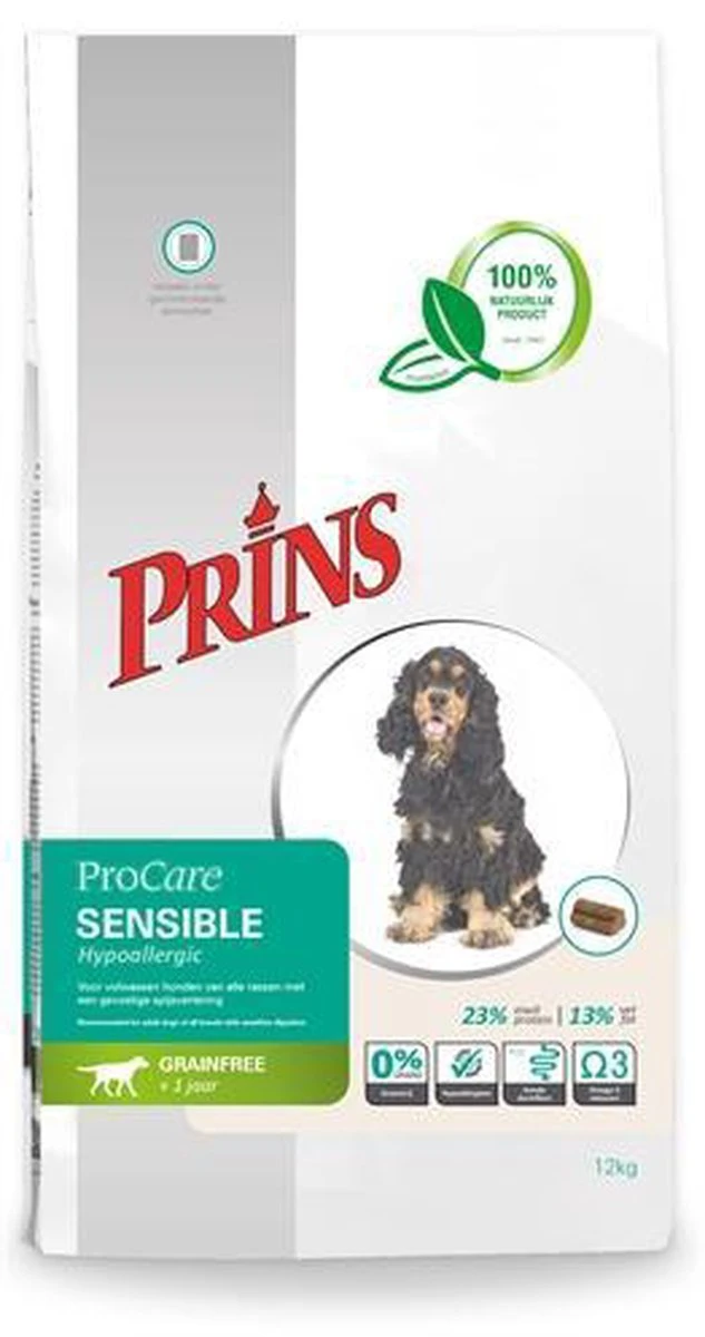 Prins Procare Graanvrij Sensible Hypoallergic - 12 KG 15 Prins Procare Graanvrij Sensible Hypoallergic - 12 KG - Afbeelding 13