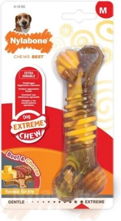 Nylabone Extreme Kauwbot Textuur Met Rund- En Kaassmaak -Hondenserie Winkel 658x1200 3