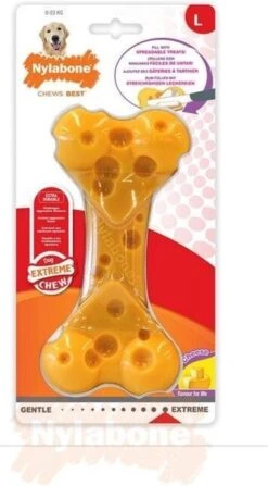Nylabone Extreme Kauwbot Met Kaassmaak - Voor De Krachtigste Kauwers - Vulbaar Met Smeersels Zoals Pindakaas - XS/M/L - Large 14 Nylabone Extreme Kauwbot Met Kaassmaak - Voor De Krachtigste Kauwers - Vulbaar Met Smeersels Zoals Pindakaas - XS/M/L - Large -Hondenserie Winkel 663x1200 2
