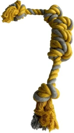 BoDutch Flostouw Hond - Hondenspeelgoed - Trektouw Hond - Hondentouw - Flostouw Hond - 60 Cm - Apporteerspeelgoed - Geel/Grijs 12 BoDutch Flostouw Hond - Hondenspeelgoed - Trektouw Hond - Hondentouw - Flostouw Hond - 60 Cm - Apporteerspeelgoed - Geel/Grijs -Hondenserie Winkel 666x1200