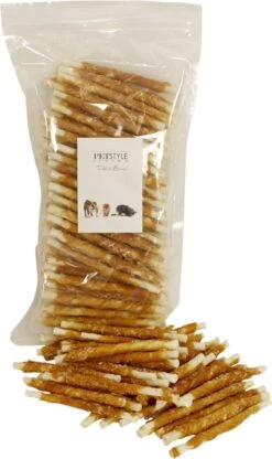 Petstyleliving Gedraaide Sticks Met Kip - Voordeelzak 100 Stuks 12,5cm - Hersluitbaar - Hondensnacks - Kauwstaaf 17 Petstyleliving Gedraaide Sticks Met Kip - Voordeelzak 100 Stuks 12,5cm - Hersluitbaar - Hondensnacks - Kauwstaaf -Hondenserie Winkel 712x1200