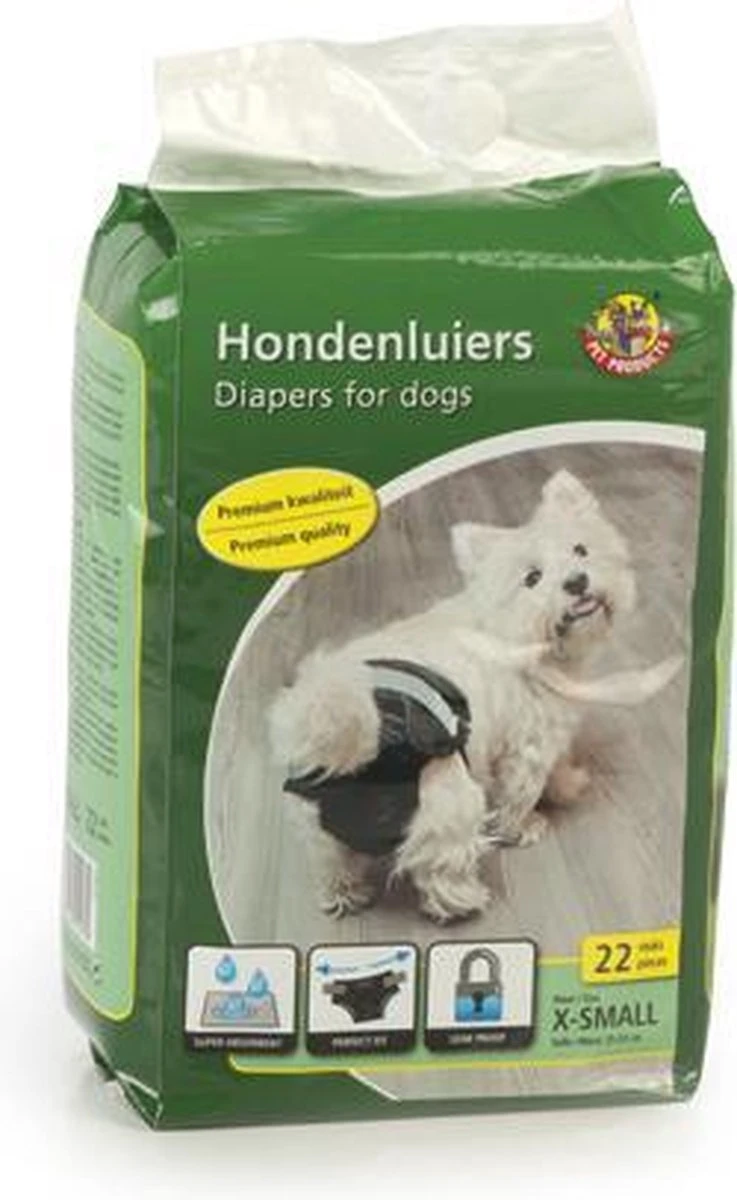 Beeztees - Hondenluier - Zwart - XS - 22ST 3 Beeztees - Hondenluier - Zwart - XS - 22ST