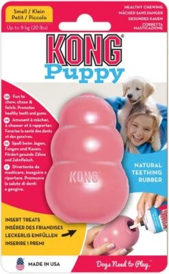 Kong Puppy - Kauwbot Hondenspeelgoed Small - Kauwbot - 85mm X 42mm - Groen/Wit -Hondenserie Winkel 742x1200 1