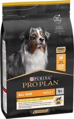 Pro Plan All Sizes Adult Light/Sterilised - Honden Droogvoer - Kip- 3 Kg -Hondenserie Winkel 745x1200 1