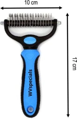Professionele 2-Zijdige Ondervacht Kam Voor Hond En Kat – Hondenborstel – Kattenborstel - Hondenkam –Anti Klit - Haarverwijderaar Voor Huisdieren - Pijnloos - – Klittenkam – Verwijdert Klitten – Voorkomt Haaruitval – Black Friday - Sinterklaas -Hondenserie Winkel 775x1200 9