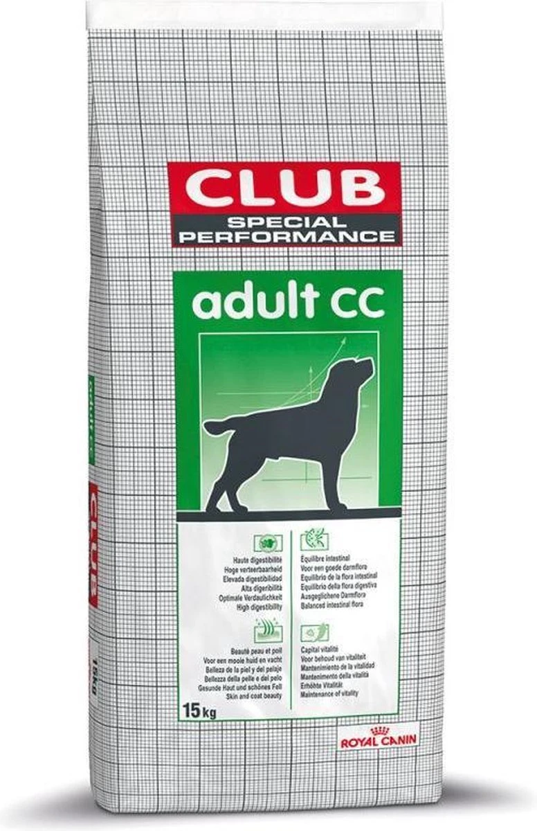 Royal Canin Hondenvoer Special Club Performance Adult CC - 15 Kg 4 Royal Canin Hondenvoer Special Club Performance Adult CC - 15 Kg - Afbeelding 2