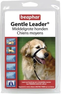 Gentle Leader Hoofdhalster Medium Zwart Beaphar