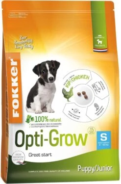 Fokker Dog Opti-Grow S Kip - Hondenvoer - 2.5 Kg 21 Fokker Dog Opti-Grow S Kip - Hondenvoer - 2.5 Kg -Hondenserie Winkel 791x1200