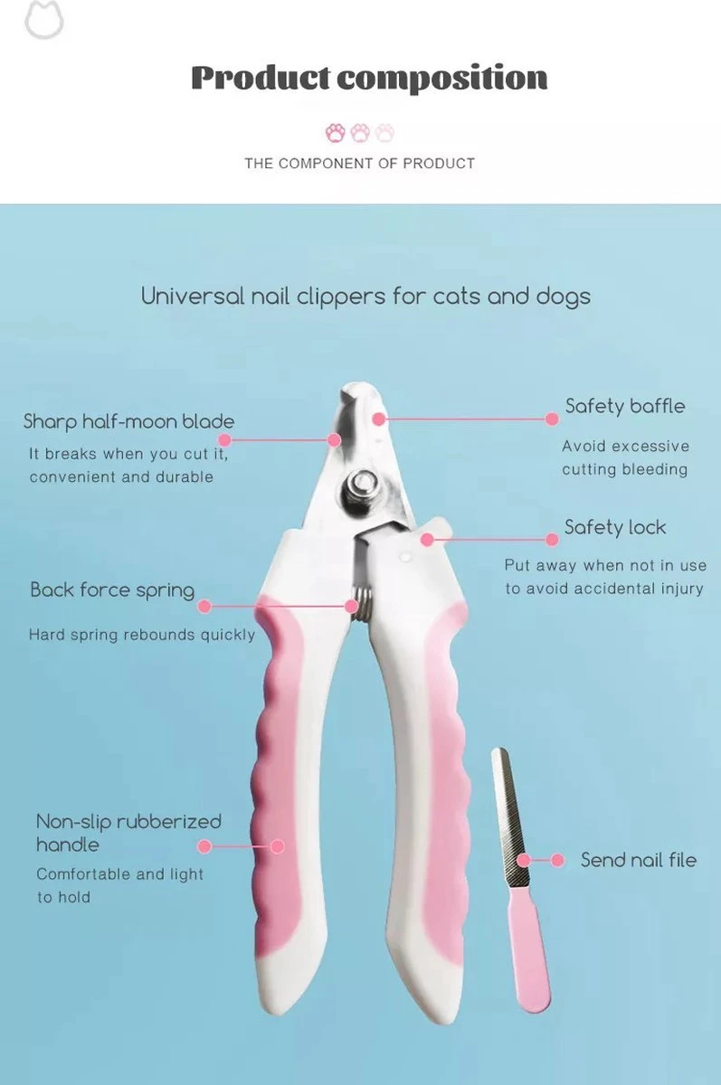 Merkloos Professionele Nagelschaar - Dieren Nagelschaar - Roze - Honden Nagelknipper - Hondennagels - Honden Knip Schaar - Honden Knipsch 6 Merkloos Professionele Nagelschaar - Dieren Nagelschaar - Roze - Honden Nagelknipper - Hondennagels - Honden Knip Schaar - Honden Knipsch - Afbeelding 4