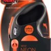 Flexi New Neon Tape - Hondenriem - Zwart/Oranje - M - 5 M - (<25 Kg) -Hondenserie Winkel 807x1200 3