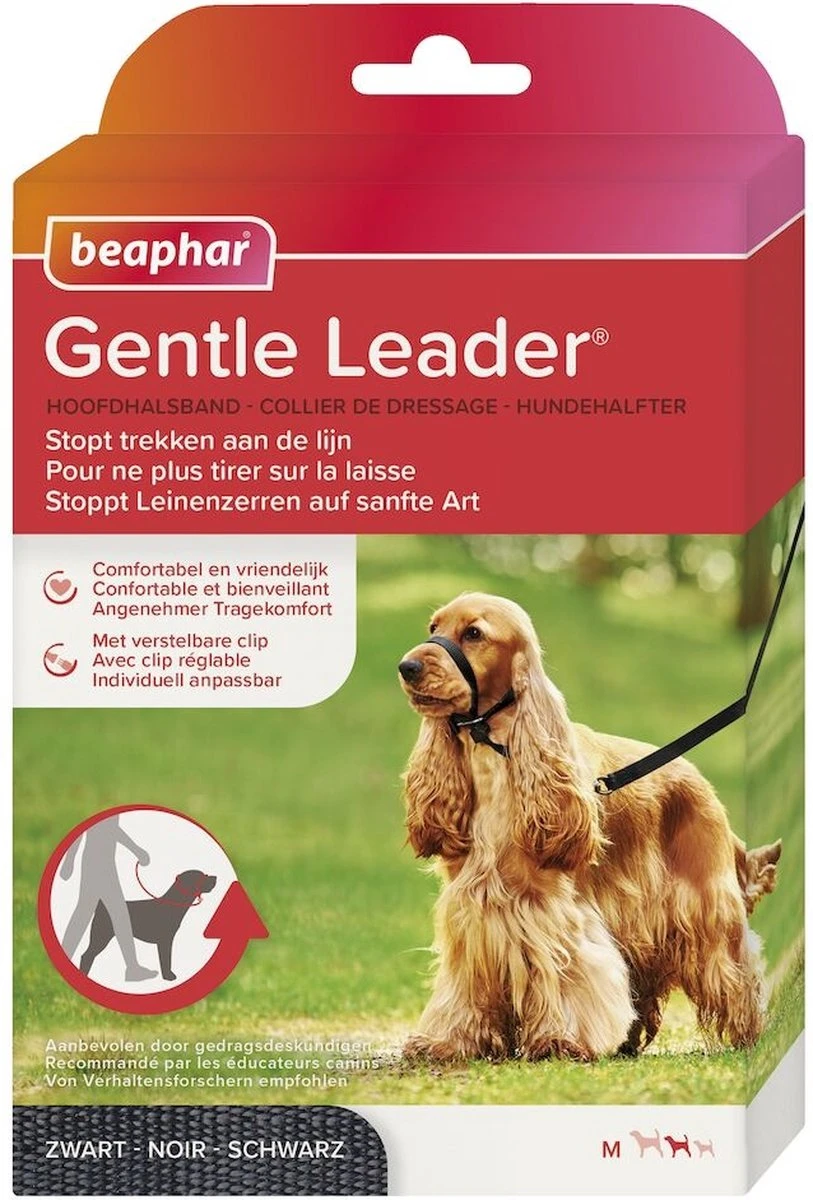 Gentle Leader Hoofdhalster Medium Zwart Beaphar 11 Gentle Leader Hoofdhalster Medium Zwart Beaphar - Afbeelding 9