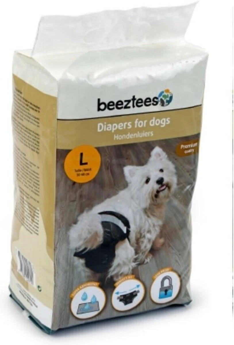 Beeztees - Hondenluier - Zwart - L - 10ST 3 Beeztees - Hondenluier - Zwart - L - 10ST