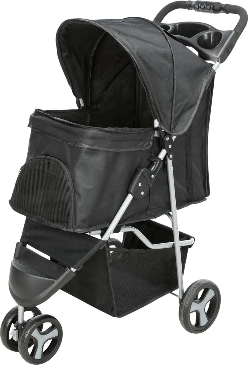 Trixie Hondenbuggy Zwart 80x47x100 Cm | Dierenmand 20 Trixie Hondenbuggy Zwart 80x47x100 Cm | Dierenmand - Afbeelding 18