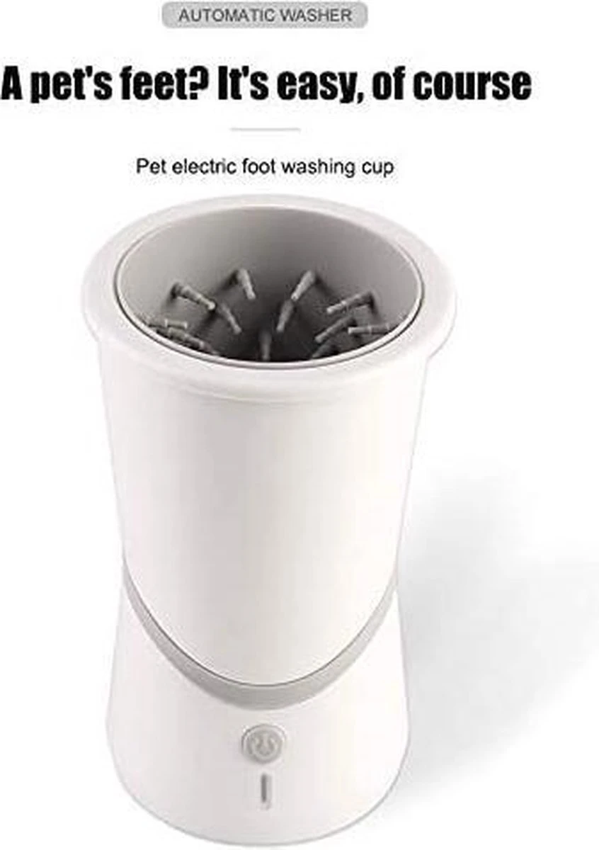 Merkloos Elektrische Hondenpootreiniger Draagbare Pet Voetenreinigingsborstel Zuigerkom Hondenvoetenreiniger Wasmachine Zachte Siliconenborstels Voor Modderige Poten Oplaadbare USB 10 Merkloos Elektrische Hondenpootreiniger Draagbare Pet Voetenreinigingsborstel Zuigerkom Hondenvoetenreiniger Wasmachine Zachte Siliconenborstels Voor Modderige Poten Oplaadbare USB - Afbeelding 8