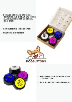 Merkloos Dogbuttons® – PETIFY PREMIUM Praatknoppen - 4stuks – Praatknop – Hond – Opneembare Knoppen – Hond Praten – Hondentraining – Praatknoppen – Dog Button – Hondenknop – Huisdier – Honden Speelgoed Intelligentie – Praten Met Hond – Laat Uw Hond Spreken! 12 Merkloos Dogbuttons® – PETIFY PREMIUM Praatknoppen - 4stuks – Praatknop – Hond – Opneembare Knoppen – Hond Praten – Hondentraining – Praatknoppen – Dog Button – Hondenknop – Huisdier – Honden Speelgoed Intelligentie – Praten Met Hond – Laat Uw Hond Spreken! -Hondenserie Winkel 848x1200 5