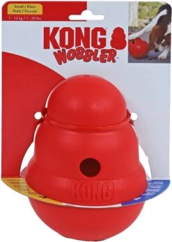 Kong Wobbler - Hondenspeelgoed - Rood - S - 15 X 11 Cm 15 Kong Wobbler - Hondenspeelgoed - Rood - S - 15 X 11 Cm -Hondenserie Winkel 855x1200