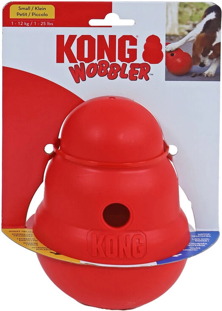 Kong Wobbler - Hondenspeelgoed - Rood - S - 15 X 11 Cm 9 Kong Wobbler - Hondenspeelgoed - Rood - S - 15 X 11 Cm - Afbeelding 7