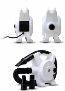 Hondenfohn - Waterblazer Met Draaiknop - 2400W Vermogen Met Warme En Koude Stand - Wit -Hondenserie Winkel 856x1200 2