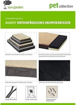 Sun Garden Buddy Orthopedisch Hondenkussen 120x72x10cm Antraciet 14 Sun Garden Buddy Orthopedisch Hondenkussen 120x72x10cm Antraciet -Hondenserie Winkel 876x1200