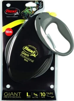 Flexi Giant Tape - Hondenriem - Zwart/Geel - L - 10 M - (<50 Kg) 25 Flexi Giant Tape - Hondenriem - Zwart/Geel - L - 10 M - (<50 Kg) -Hondenserie Winkel 884x1200 2