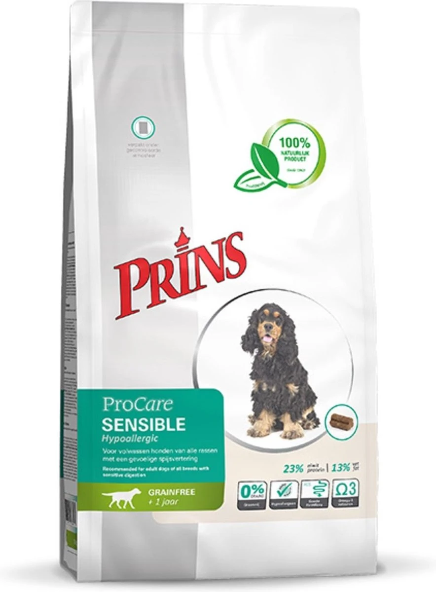 Prins Procare Graanvrij Sensible Hypoallergic - 12 KG 3 Prins Procare Graanvrij Sensible Hypoallergic - 12 KG