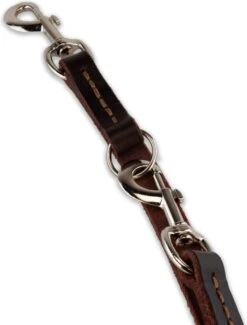 Multifunctionele Hondenriem - 220cm - Bruin - Leren Hondenriem - 100% Volnerfleer - Hondenriem Leer - Leiband Hond -Hondenserie Winkel 913x1200 6