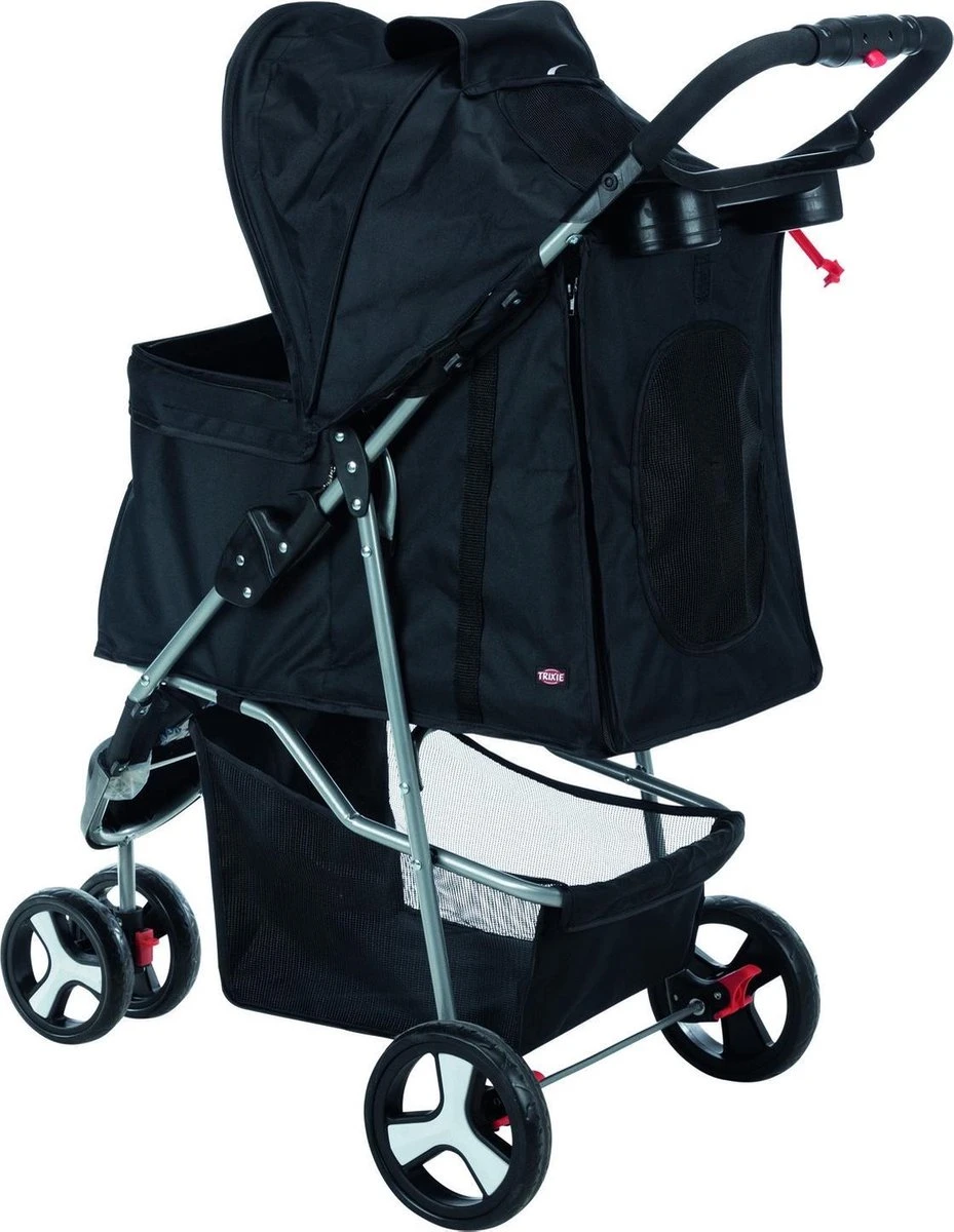 Trixie Hondenbuggy Zwart 80x47x100 Cm | Dierenmand 15 Trixie Hondenbuggy Zwart 80x47x100 Cm | Dierenmand - Afbeelding 13
