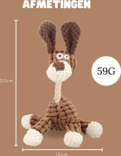 Dutchwide Honden - Knuffel - Met Piep - Extra Sterk - Speelgoed - Pluche - Hondenknuffel - Intelligentie -Hondenserie Winkel 931x1200