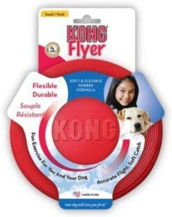 Kong Flyer Frisbee - Hondenspeelgoed - Rood - Ø25 Cm -Hondenserie Winkel 951x1200
